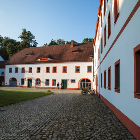 Innenhof des Klosters St. Marienstern in Panschwitz-Kuckau – Aufnahme 2021
